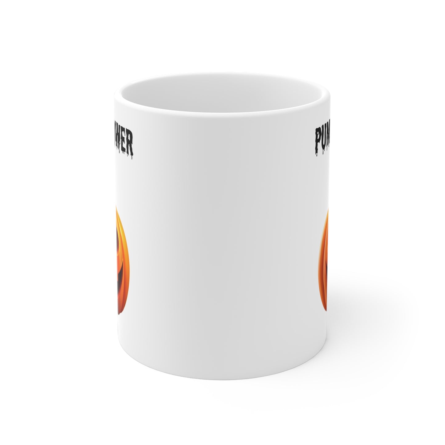 Pumpkin power (1) - White Halloween Mug (CAD)