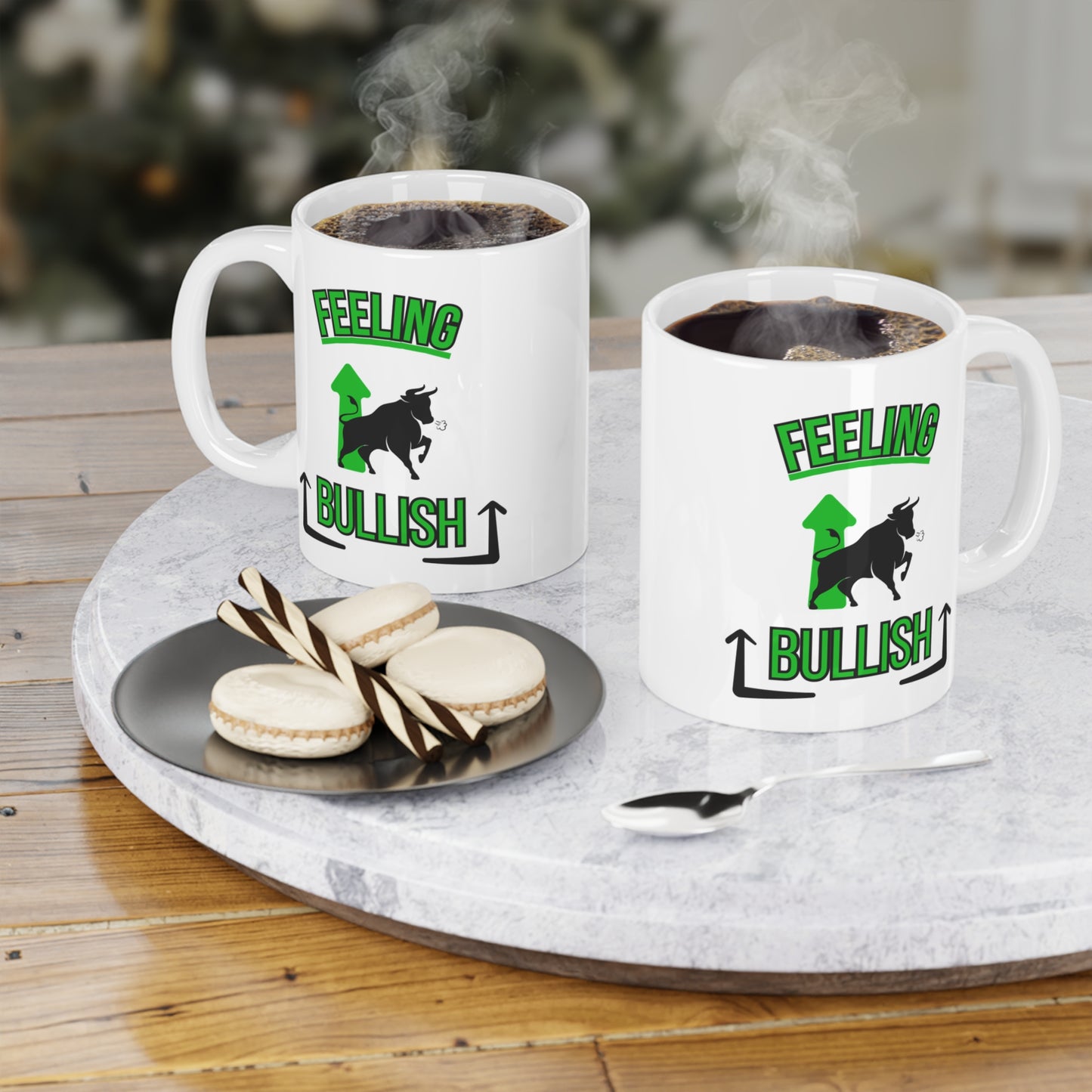 Feeling Bullish (1) - White Trading Mug (CAD)