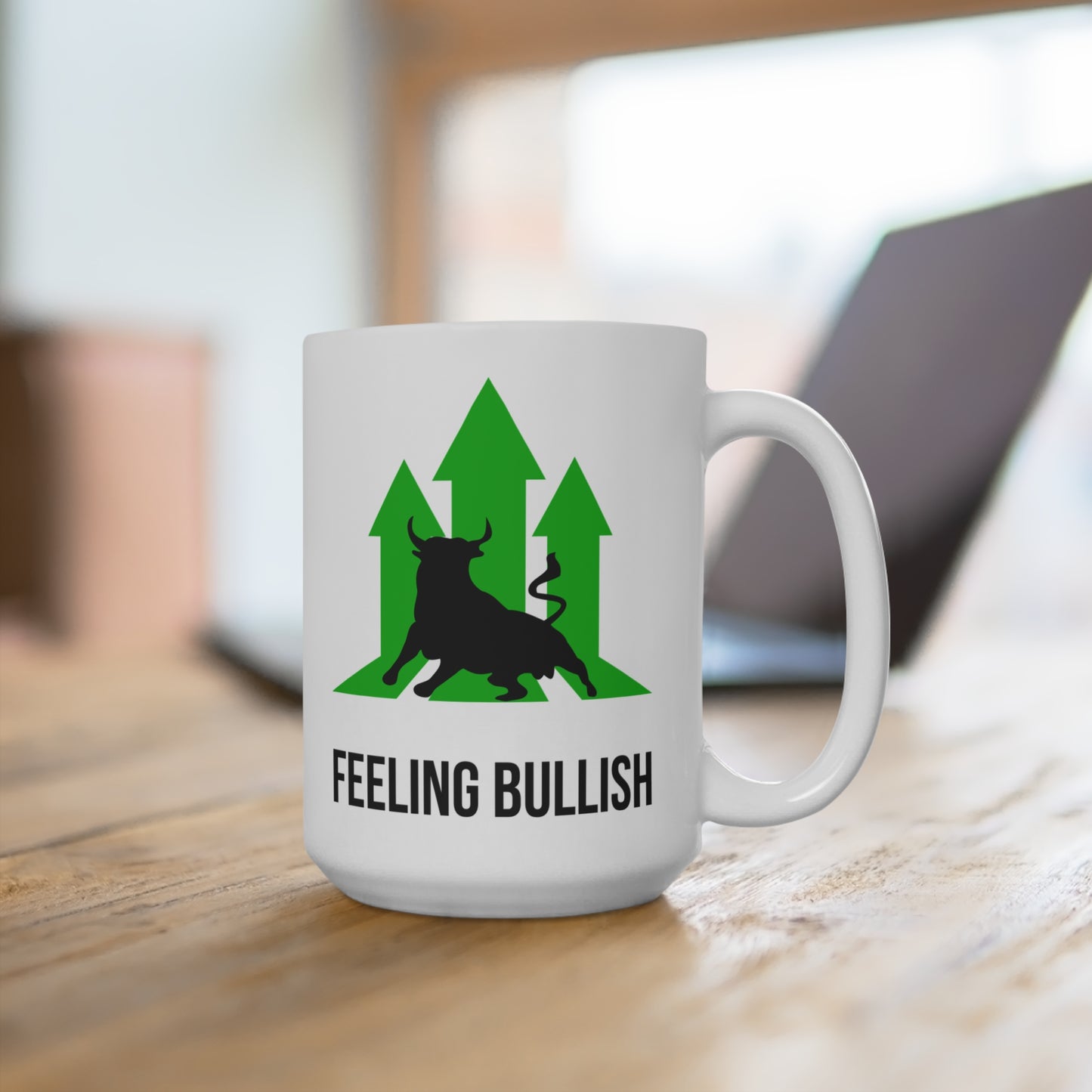 Feeling Bullish (2) - White Trading Mug (CAD)