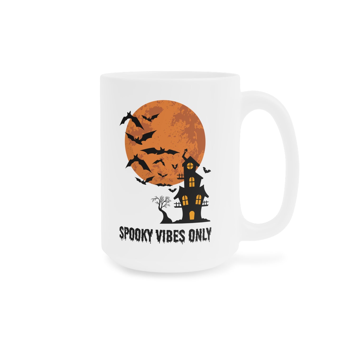 Spooky vibes only (1) - White Halloween Mug (CAD)