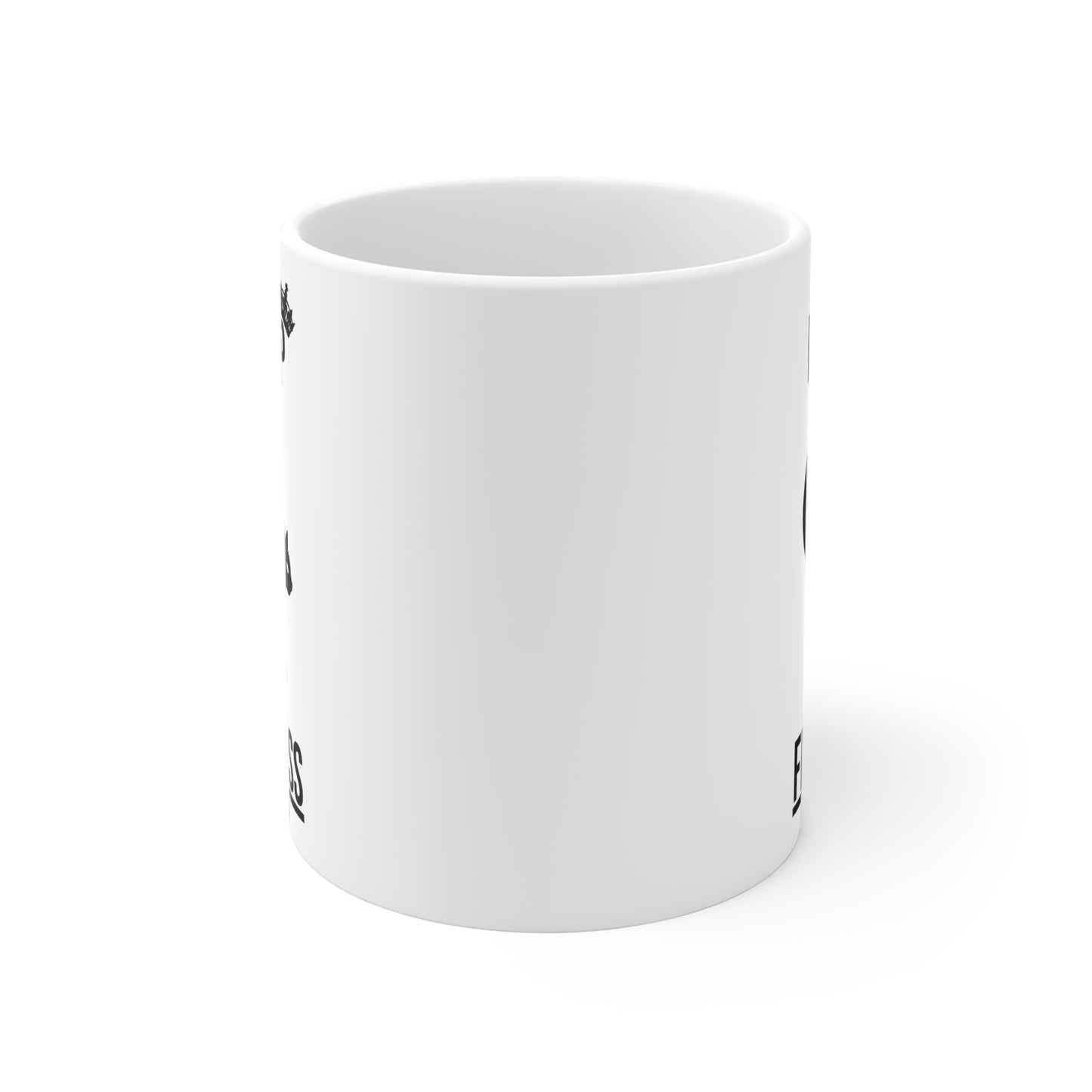 Rise up fearless (1) - White Halloween Mug (CAD)