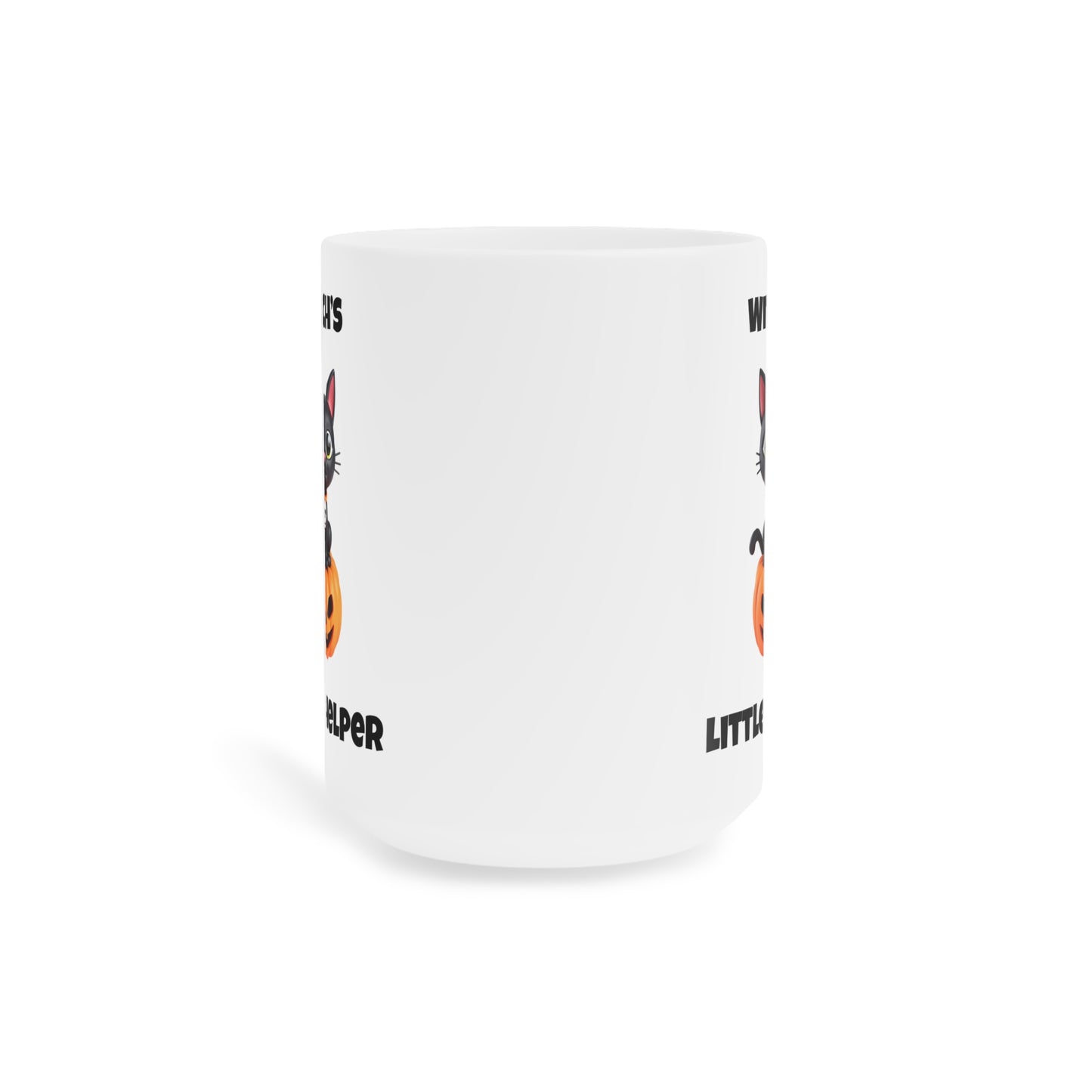 Witch's little helper (1) - White Halloween Mug (CAD)