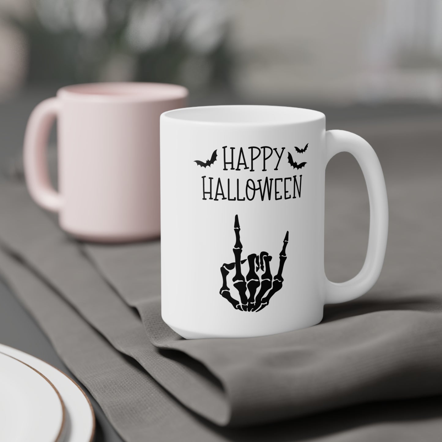 Happy Halloween (1) - White Halloween Mug (CAD)