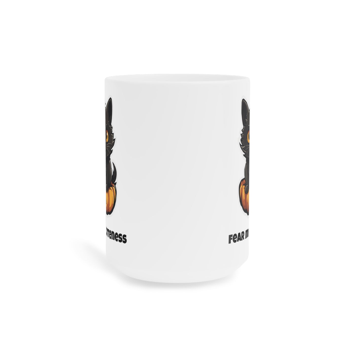 Fear my cuteness (1) - White Halloween Mug (CAD)