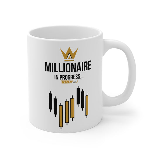 Millionaire Progress - White Trading Mug (CAD)