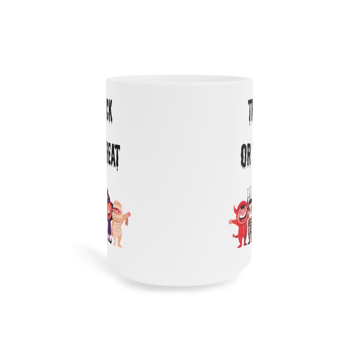 Trick or treat (1) - White Halloween Mug (CAD)