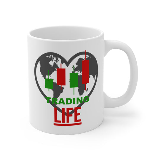 Trader Life - White Trading Mug (CAD)