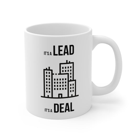 Lead, Deal (3) - White Motivation Mug (CAD)