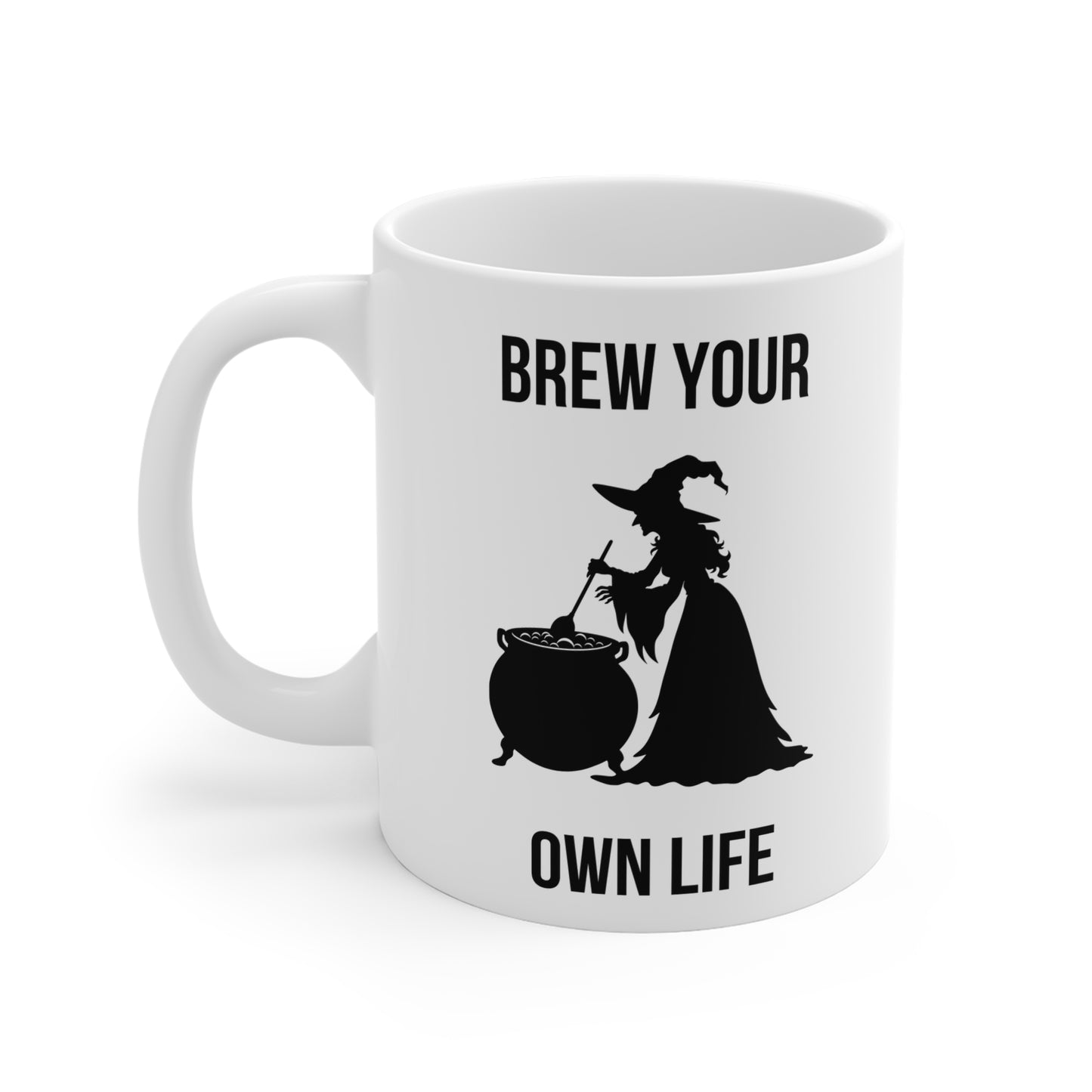 Brew your own life (2) - White Halloween Mug (CAD)
