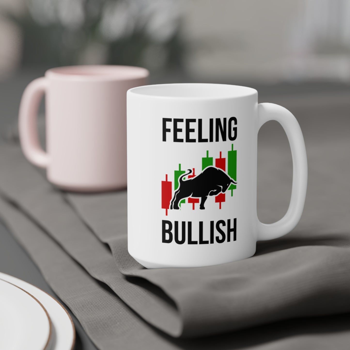 Feeling Bullish (7) - White Trading Mug (CAD)