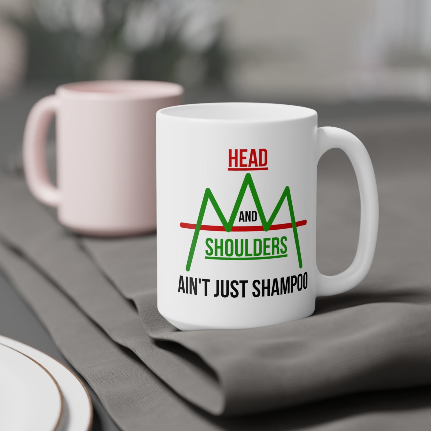 Head & Shoulders (2) - White Trading Mug (CAD)