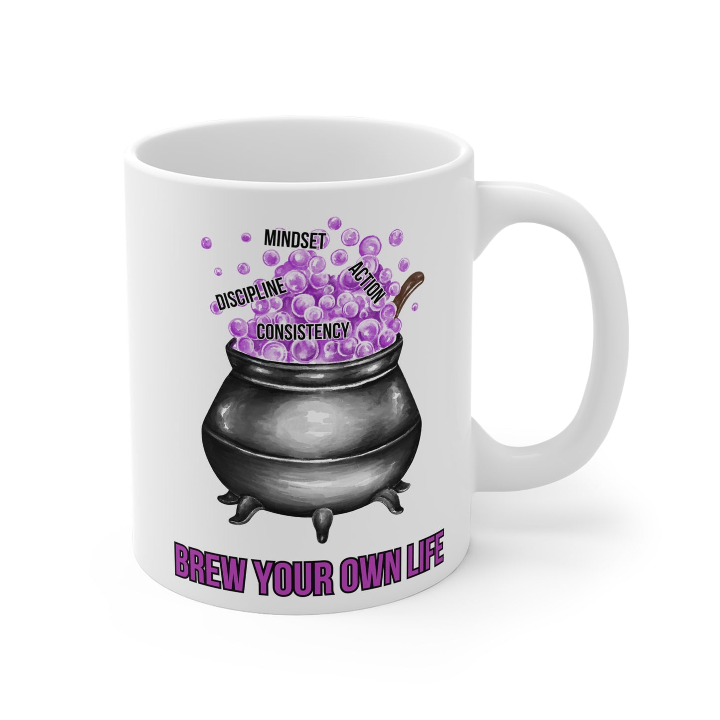 Brew your own life (1) - White Halloween Mug (CAD)