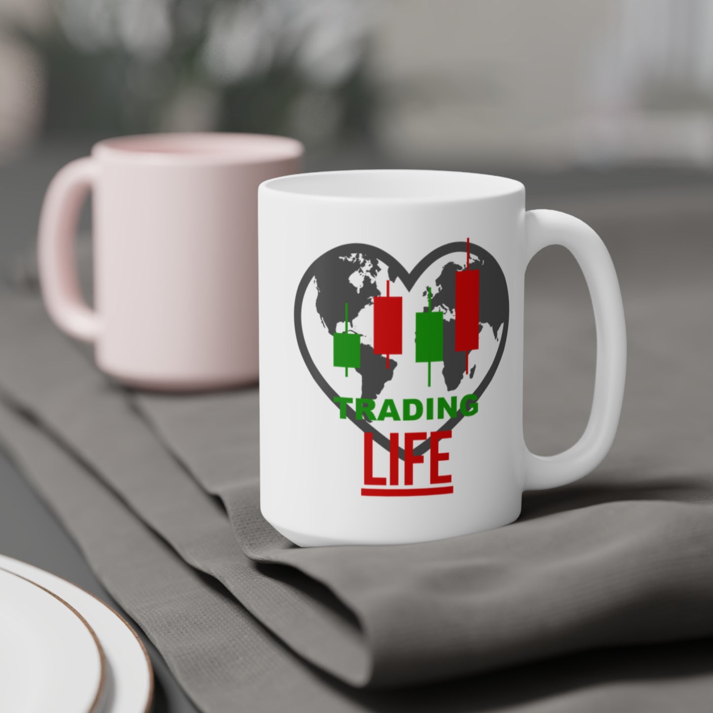 Trader Life - White Trading Mug (CAD)