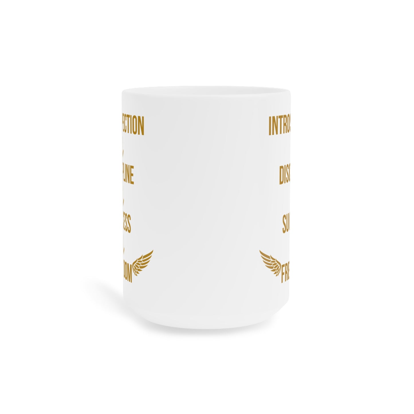 Introspection to Freedom (2) - White Motivation Mug (CAD)