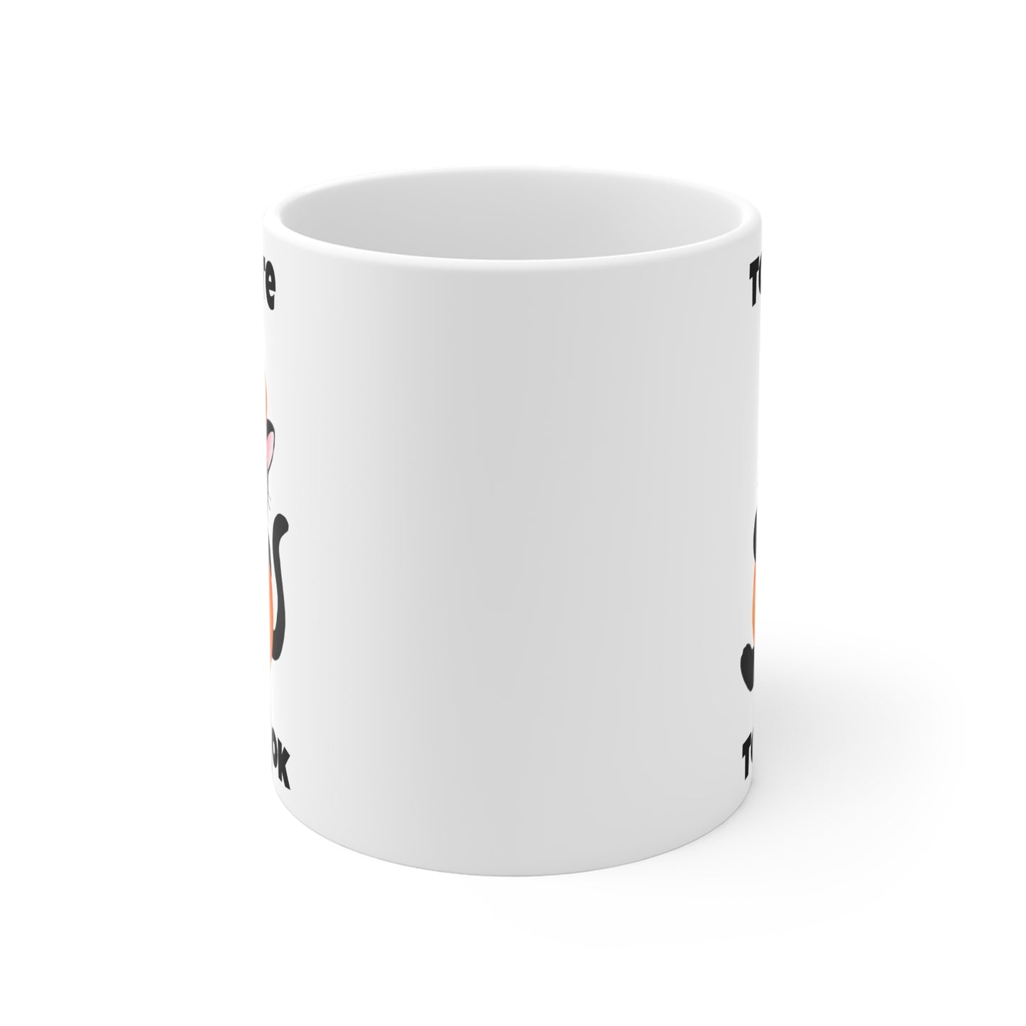 Too cute to spook (1) - White Halloween Mug (CAD)