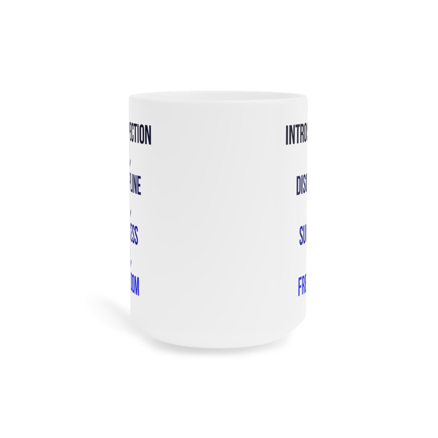 Introspection to Freedom (1) - White Motivation Mug (CAD)