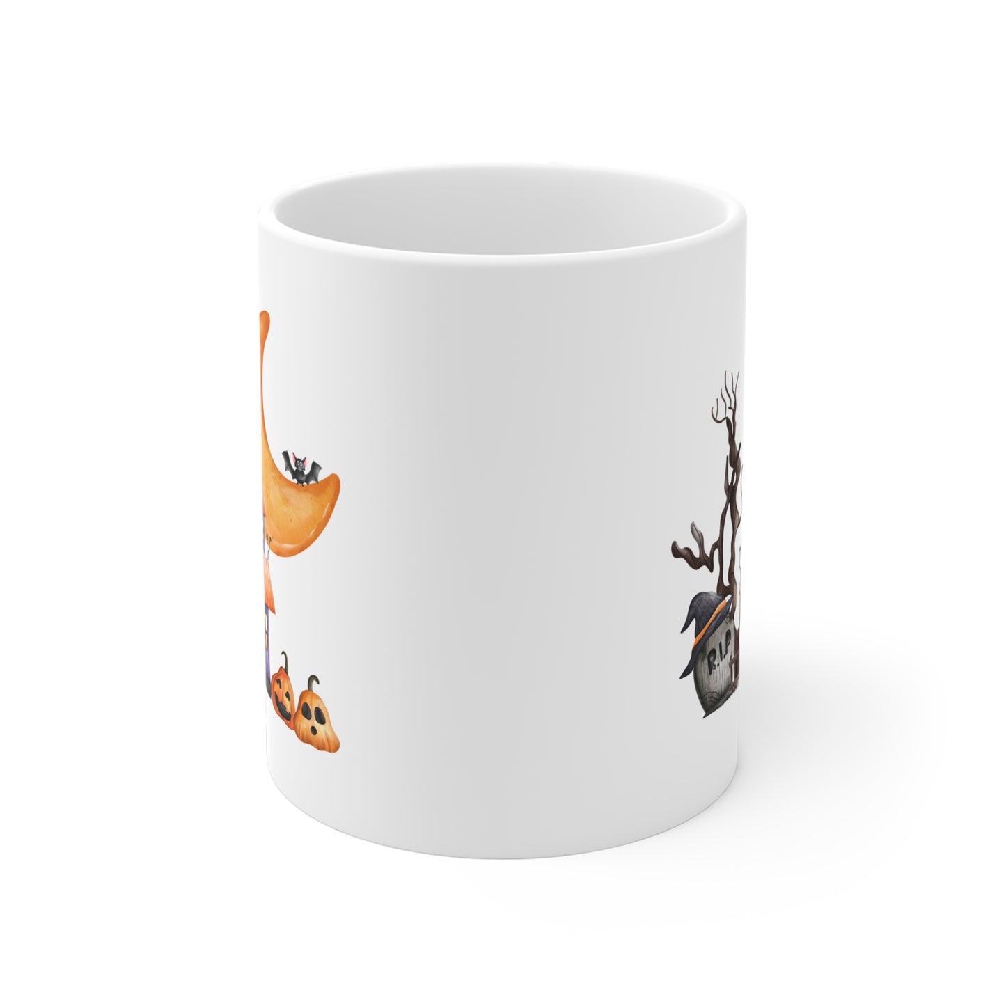 Halloween House (1) - White Halloween Mug (CAD)