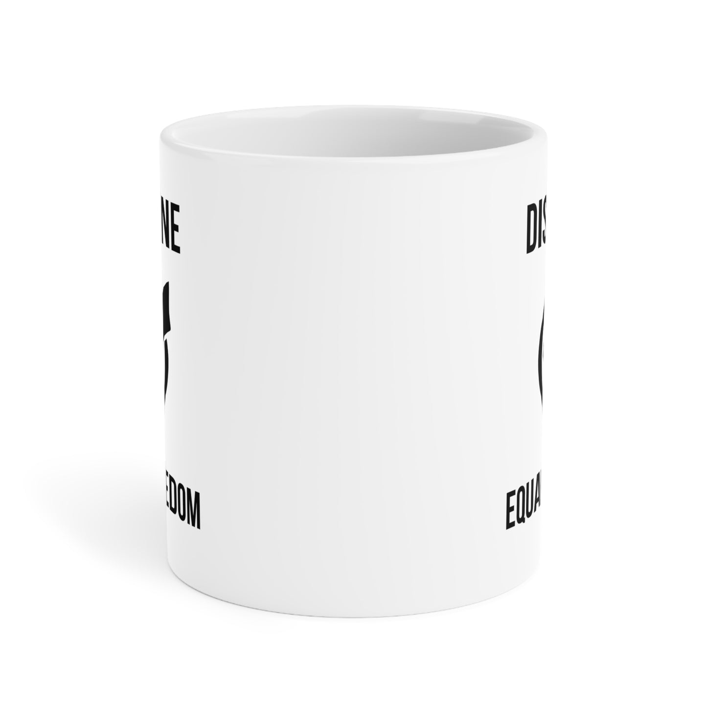 Discipline Equals Freedom (5) - White Motivation Mug (CAD)