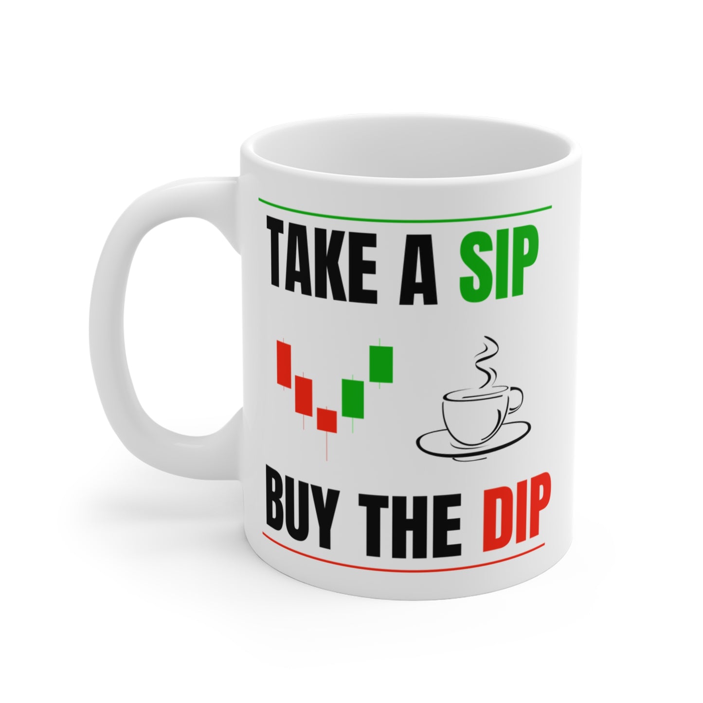 Buy The Dip - White Trading Mug (CAD)