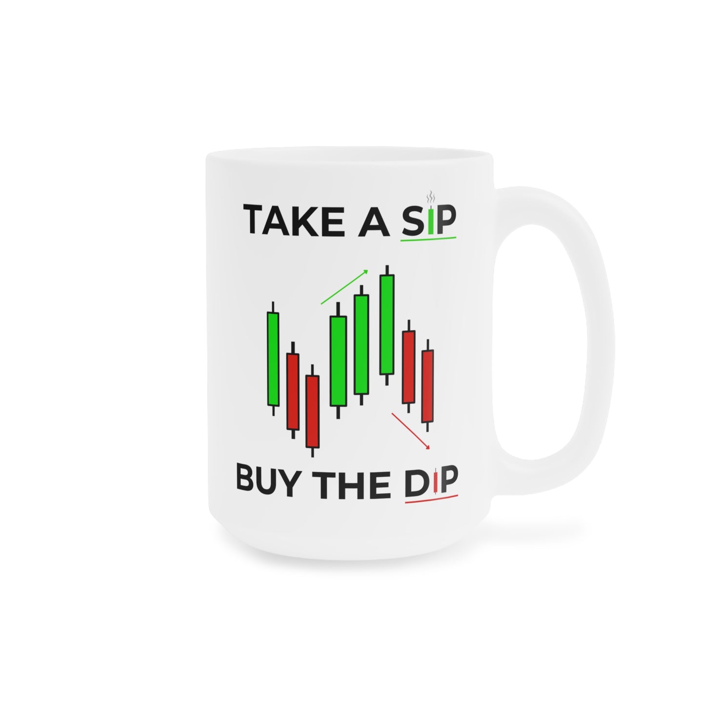 Buy The Dip (1) - White Trading Mug (CAD)