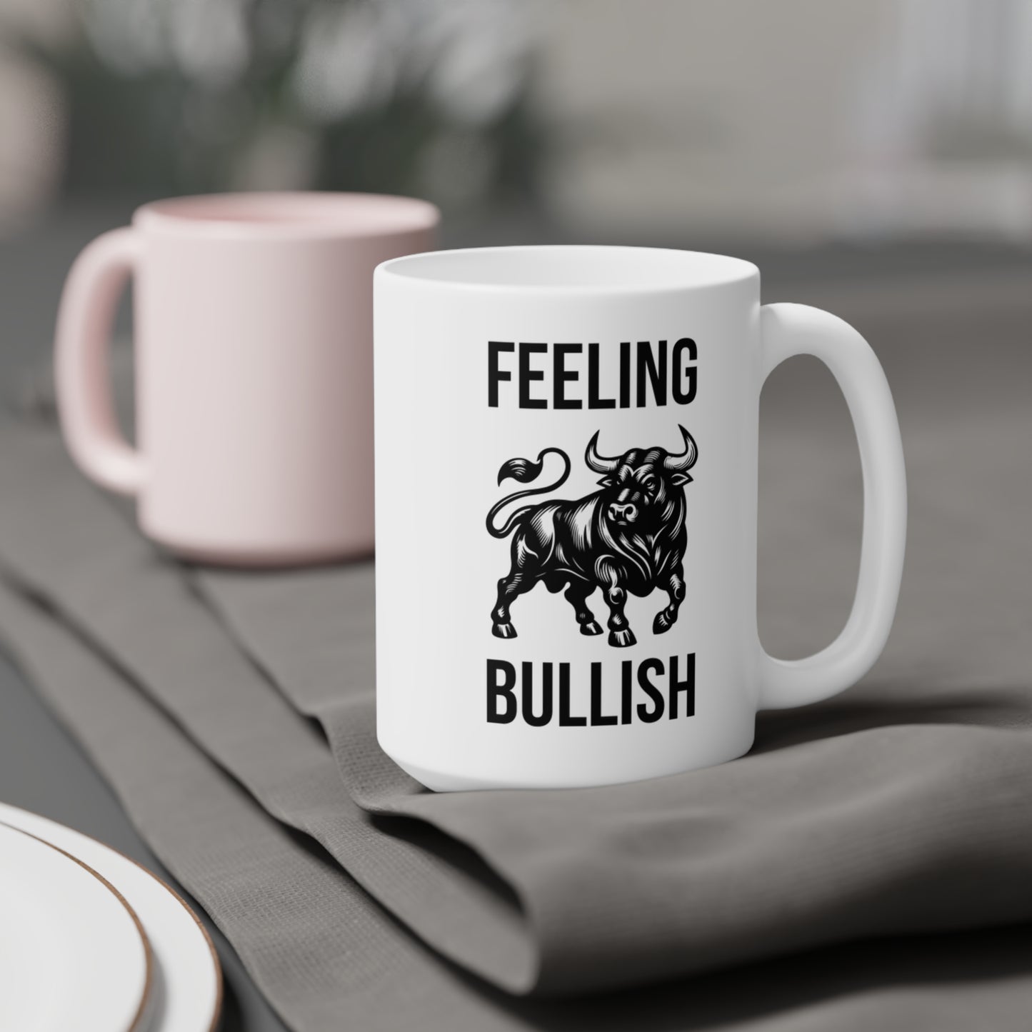 Feeling Bullish (4) - White Trading Mug (CAD)