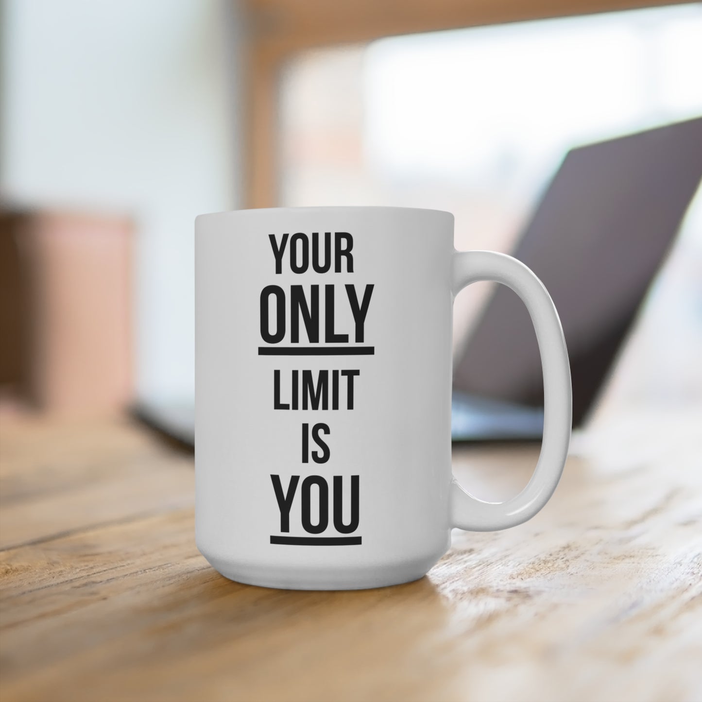 Your Only Limit is You (1) - White Motivation Mug (CAD)