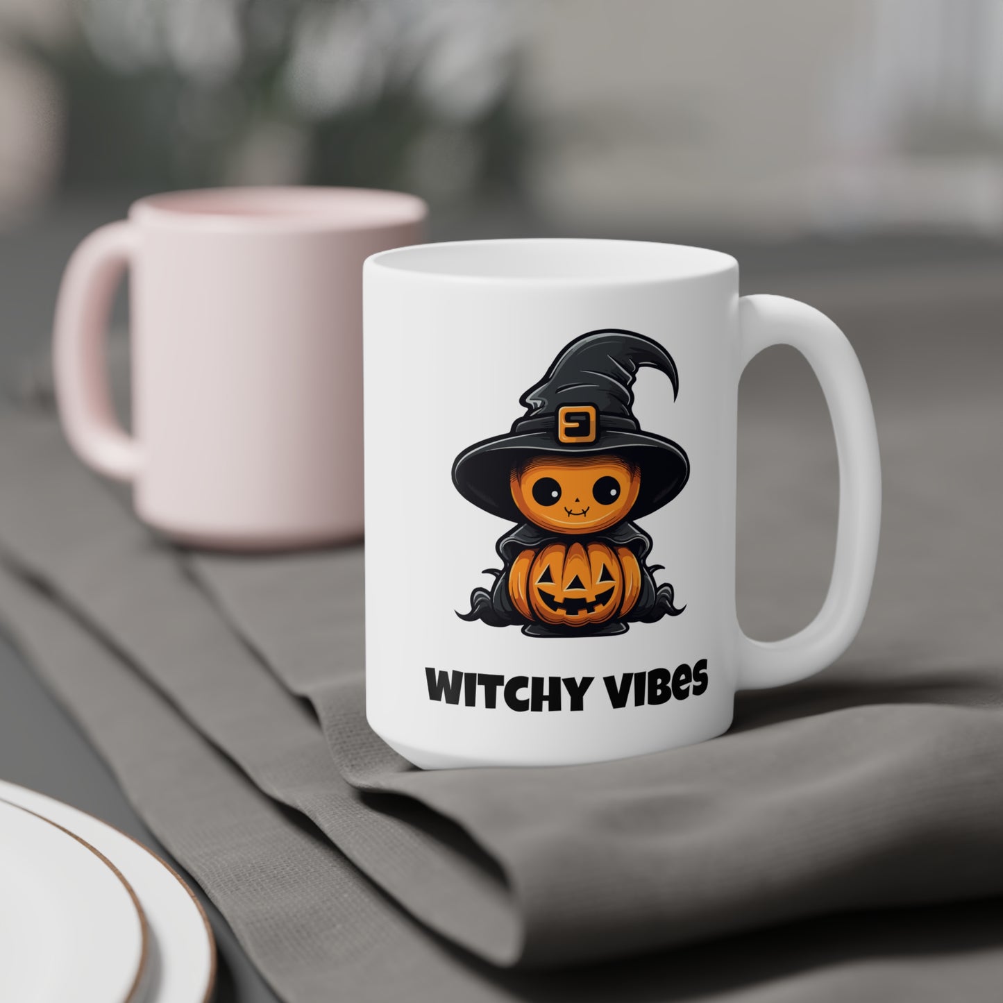 Pumpkin (2) - White Halloween Mug (CAD)