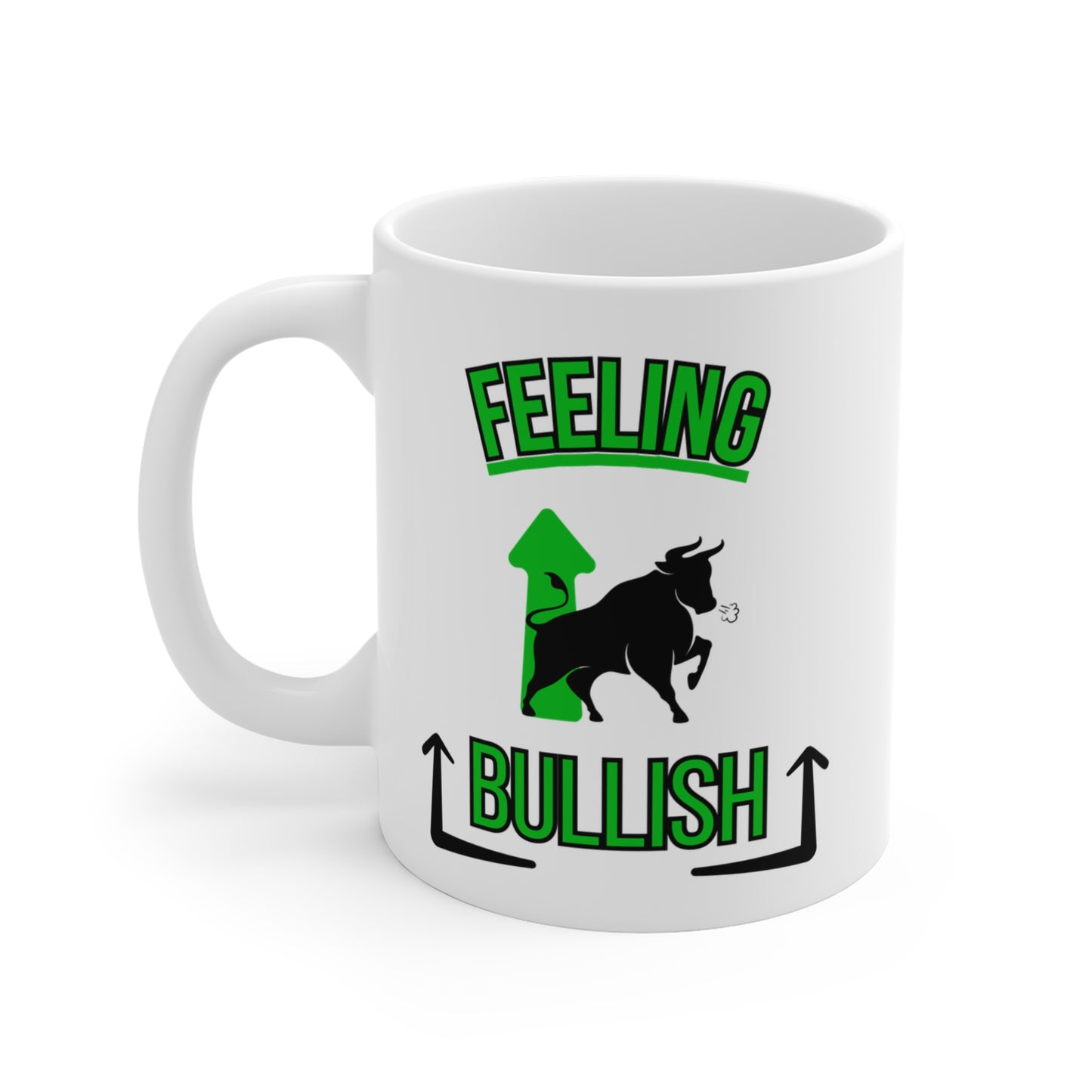 Feeling Bullish (1) - White Trading Mug (CAD)