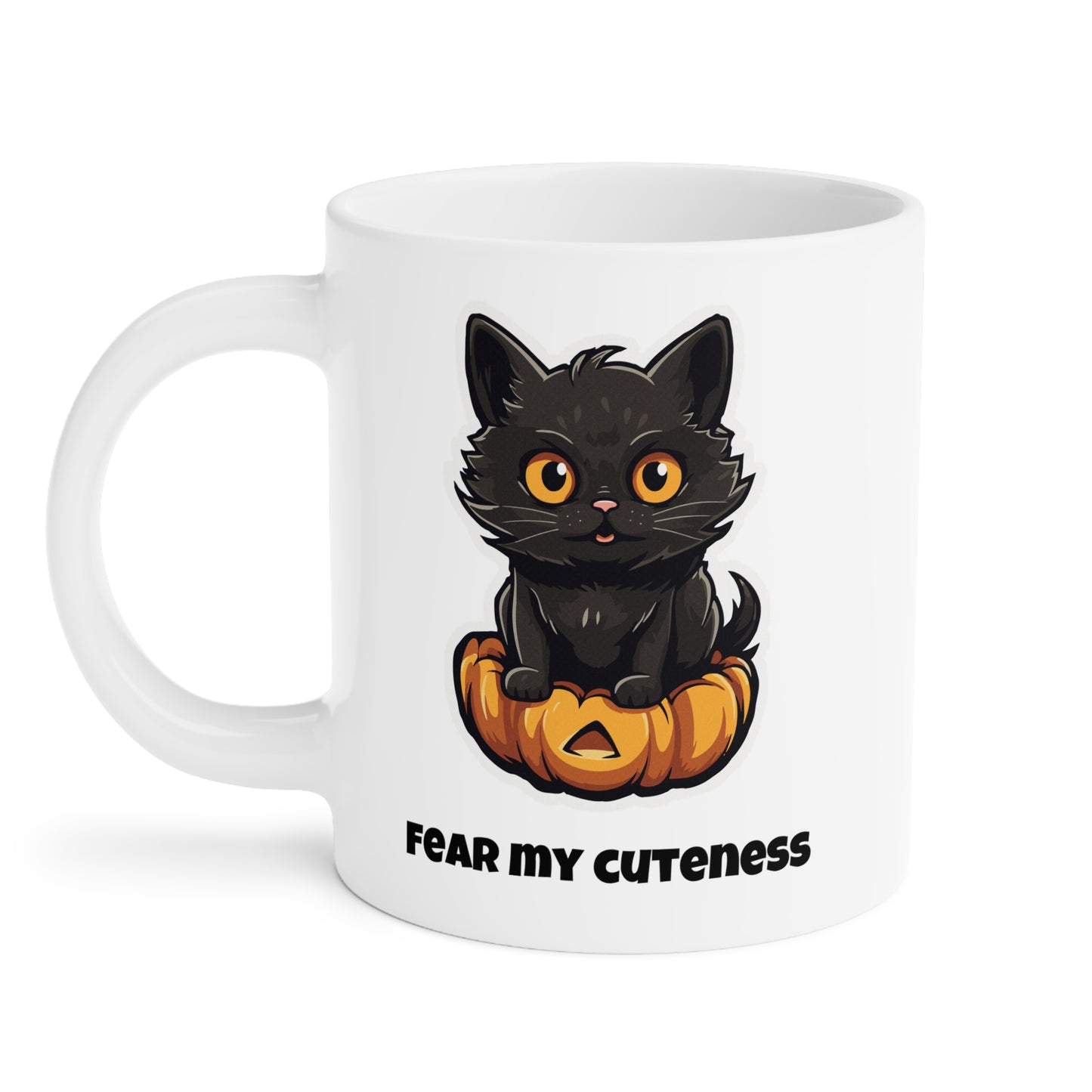 Fear my cuteness (1) - White Halloween Mug (CAD)