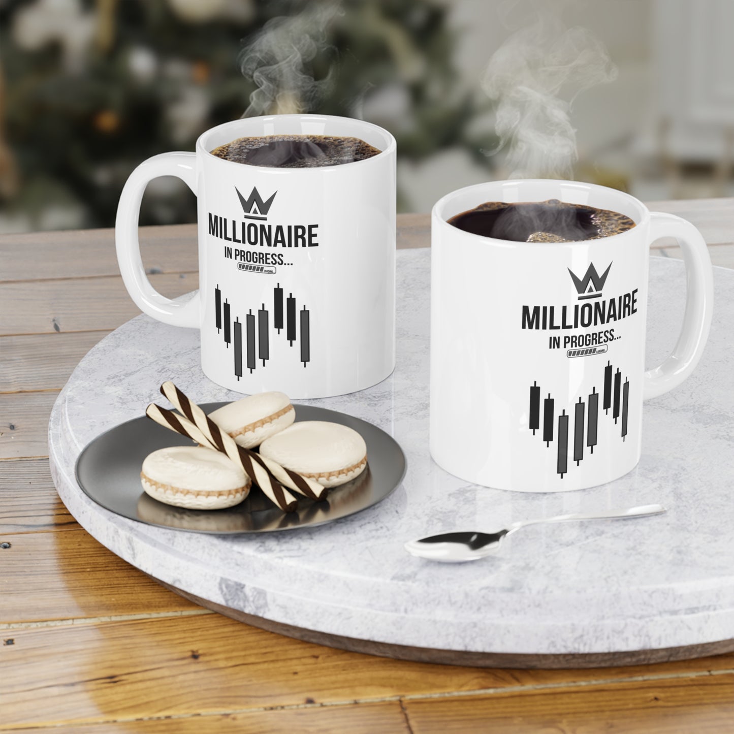 Millionaire Progress (1) - White Trading Mug (CAD)