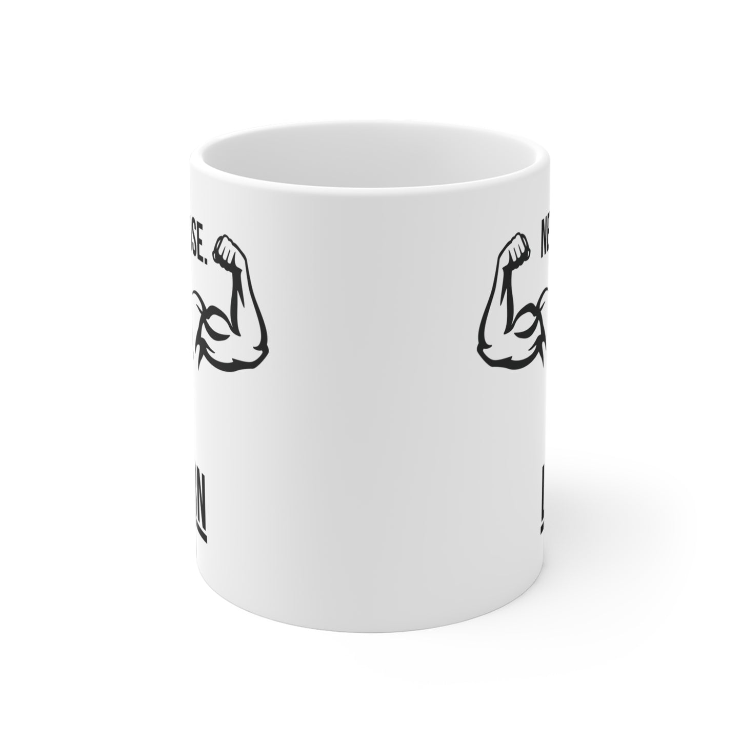 Never Lose, I Win or Learn - White Motivation Mug (CAD)