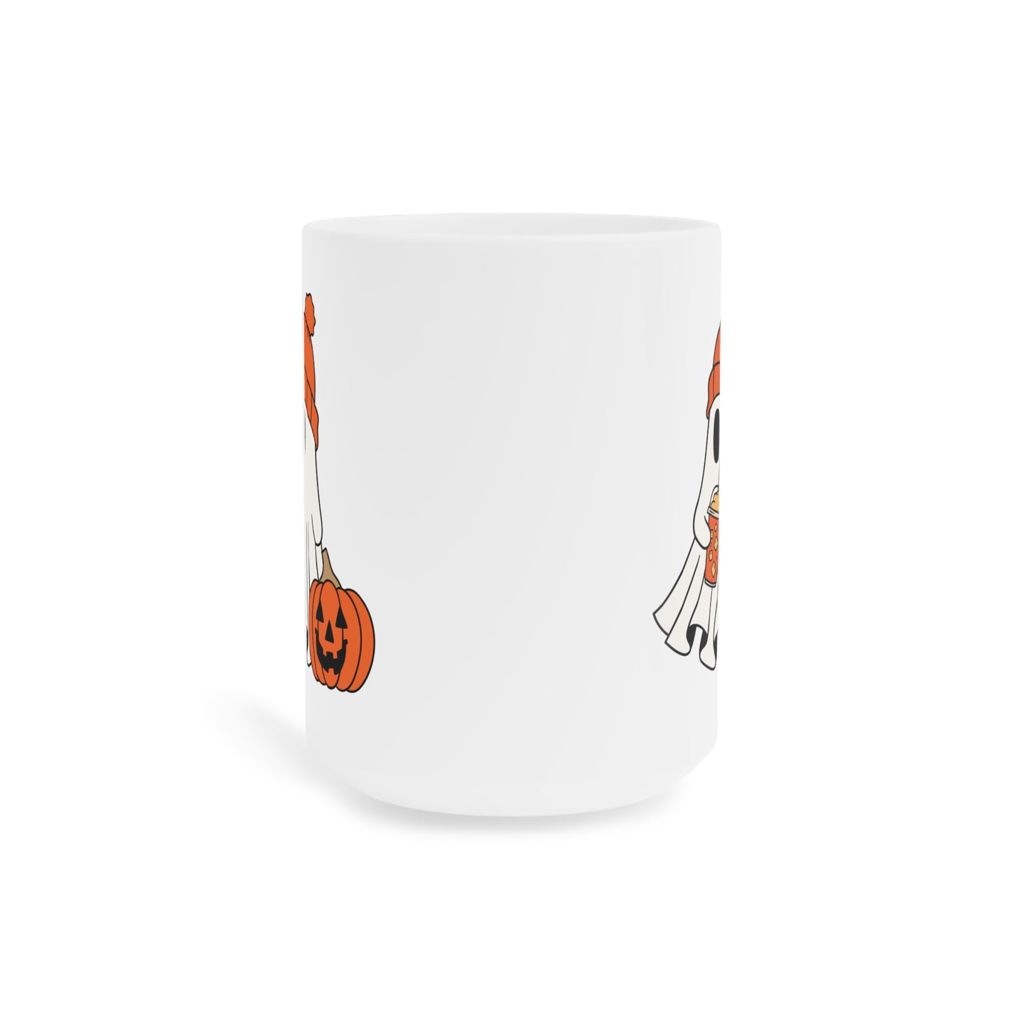 Ghost (1) - White Halloween Mug (CAD)