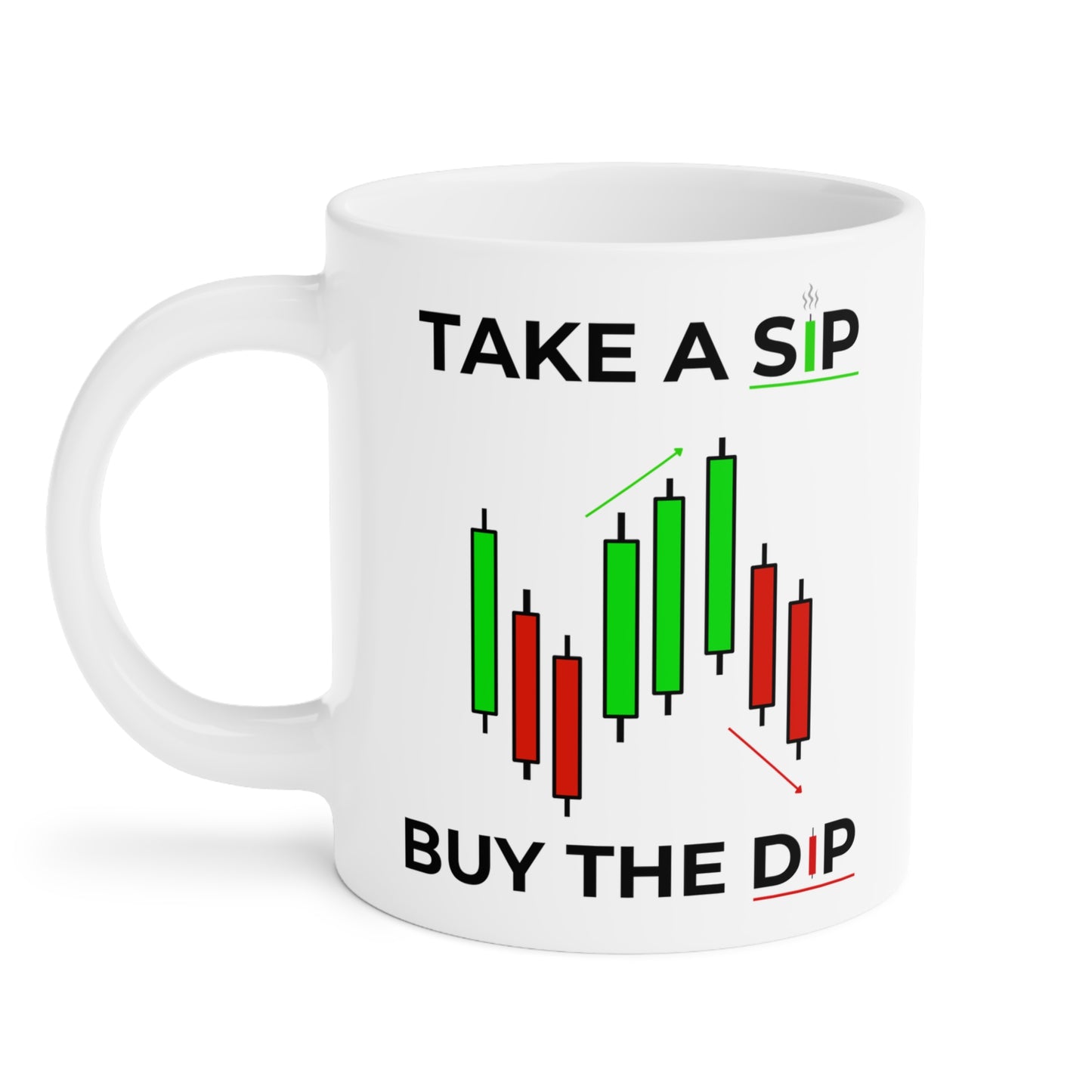 Buy The Dip (1) - White Trading Mug (CAD)