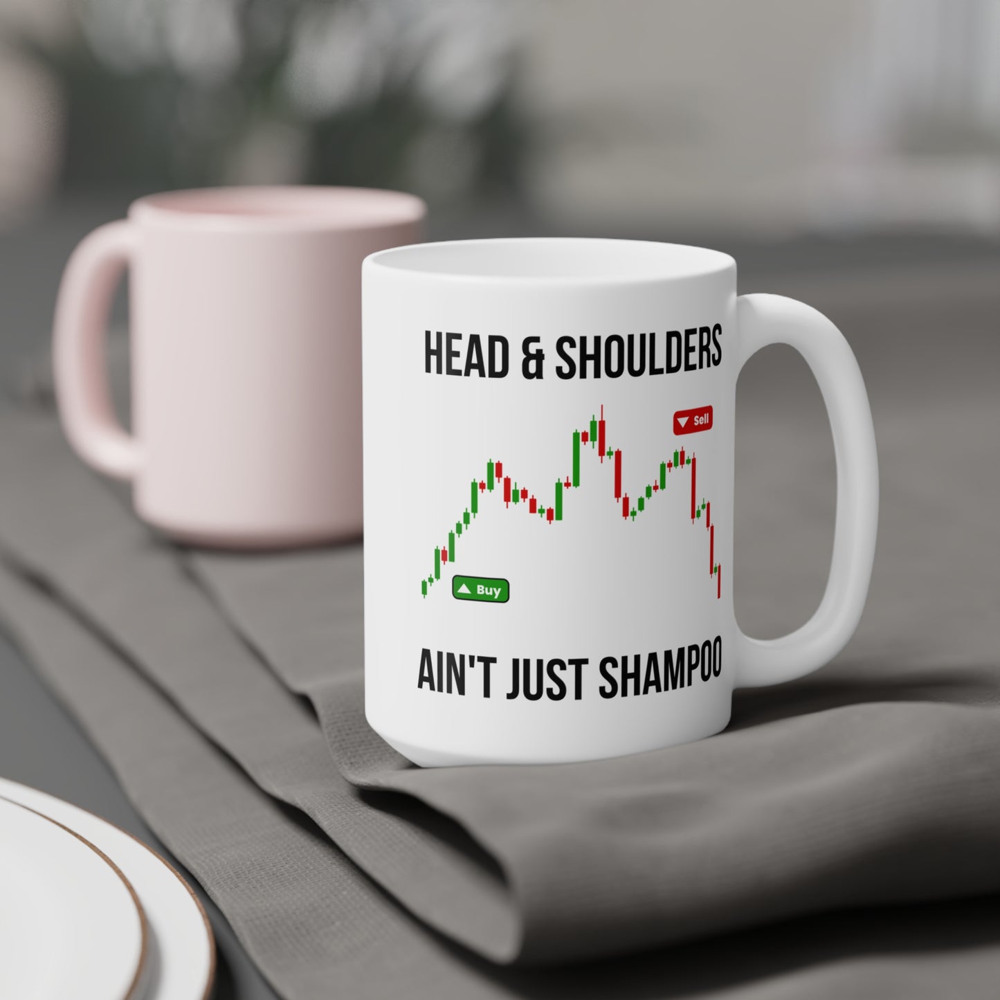 Head & Shoulders - White Trading Mug (CAD)