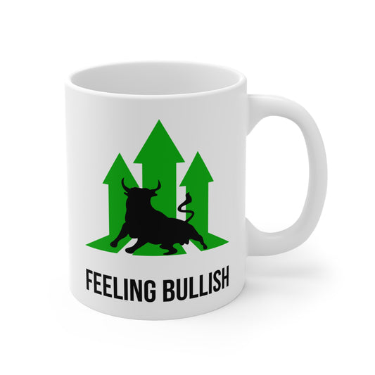 Feeling Bullish (2) - White Trading Mug (CAD)