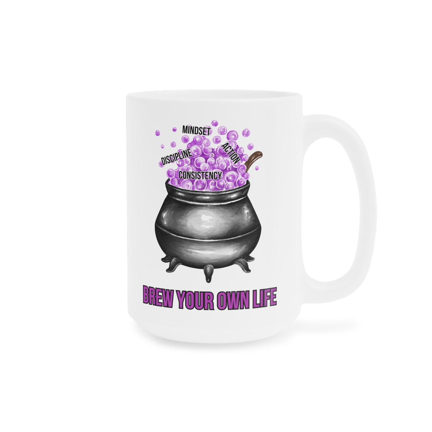 Brew your own life (1) - White Halloween Mug (CAD)