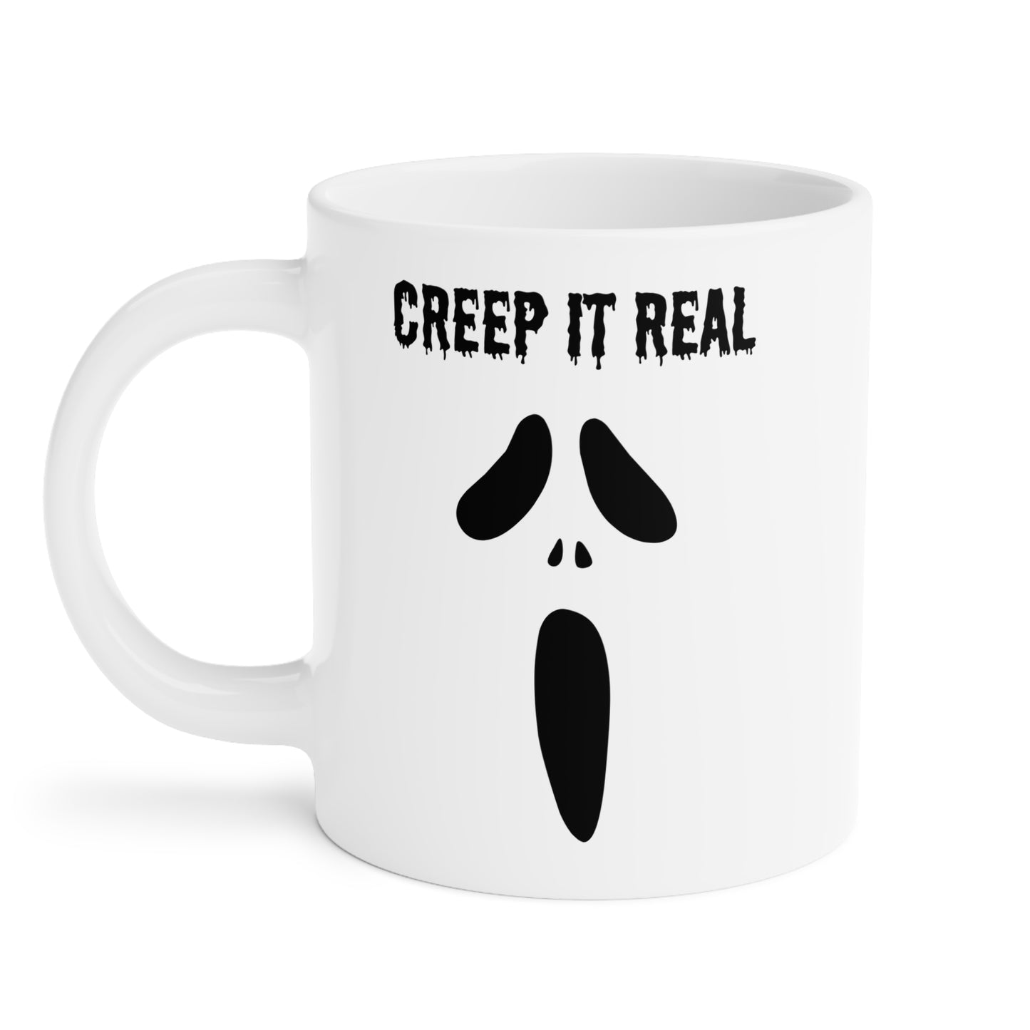 Creep it real (1) - White Halloween Mug (CAD)