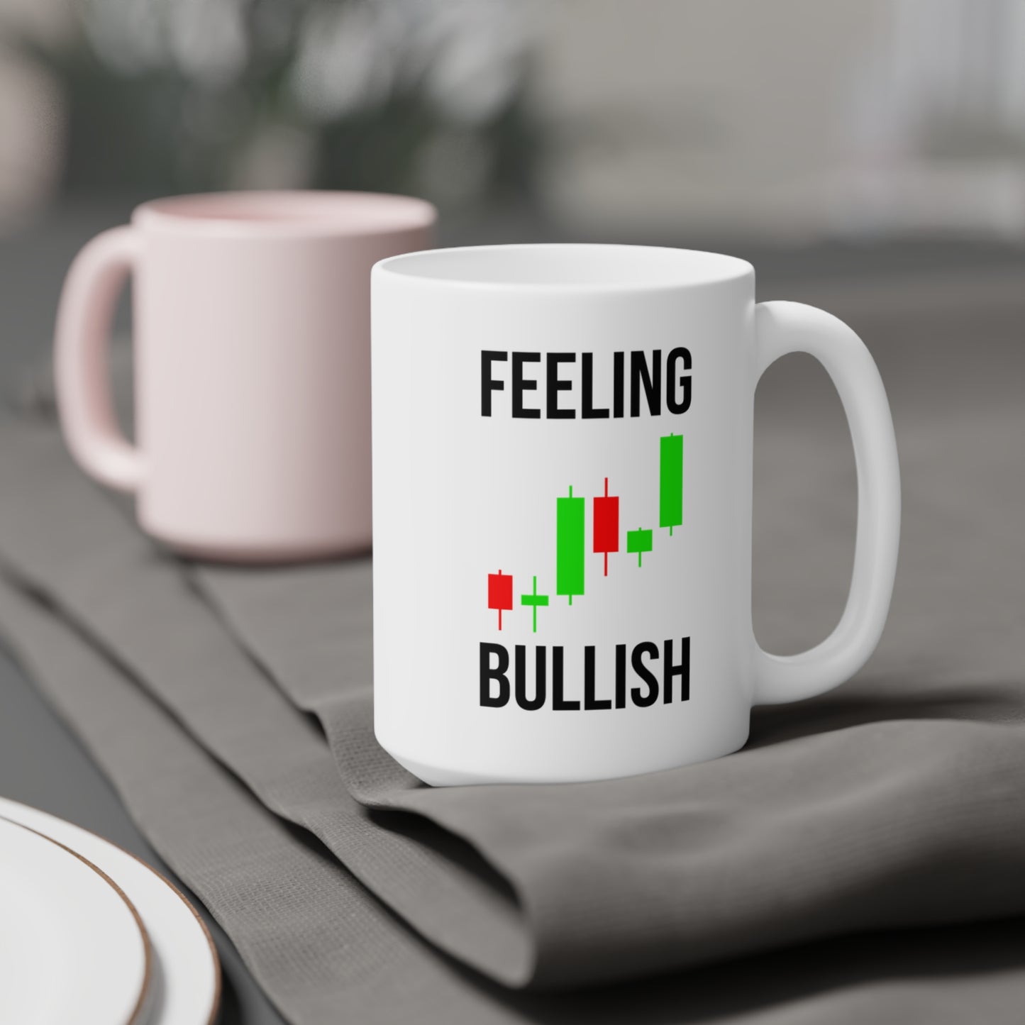 Feeling Bullish (6) - White Trading Mug (CAD)