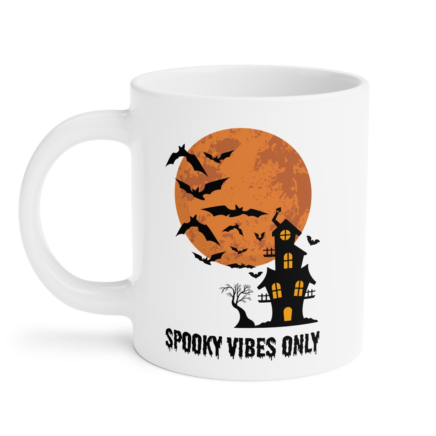 Spooky vibes only (1) - White Halloween Mug (CAD)
