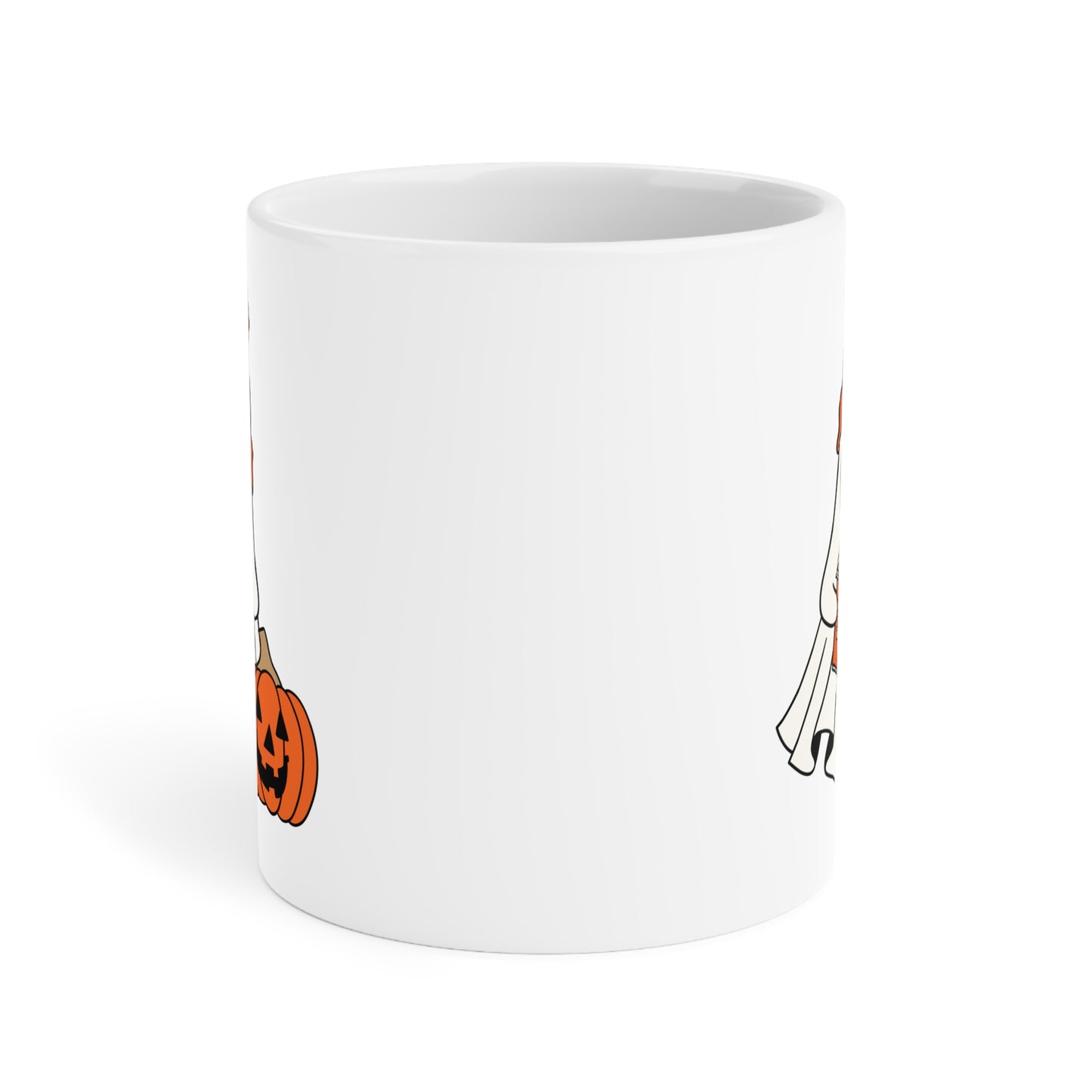 Ghost (1) - White Halloween Mug (CAD)