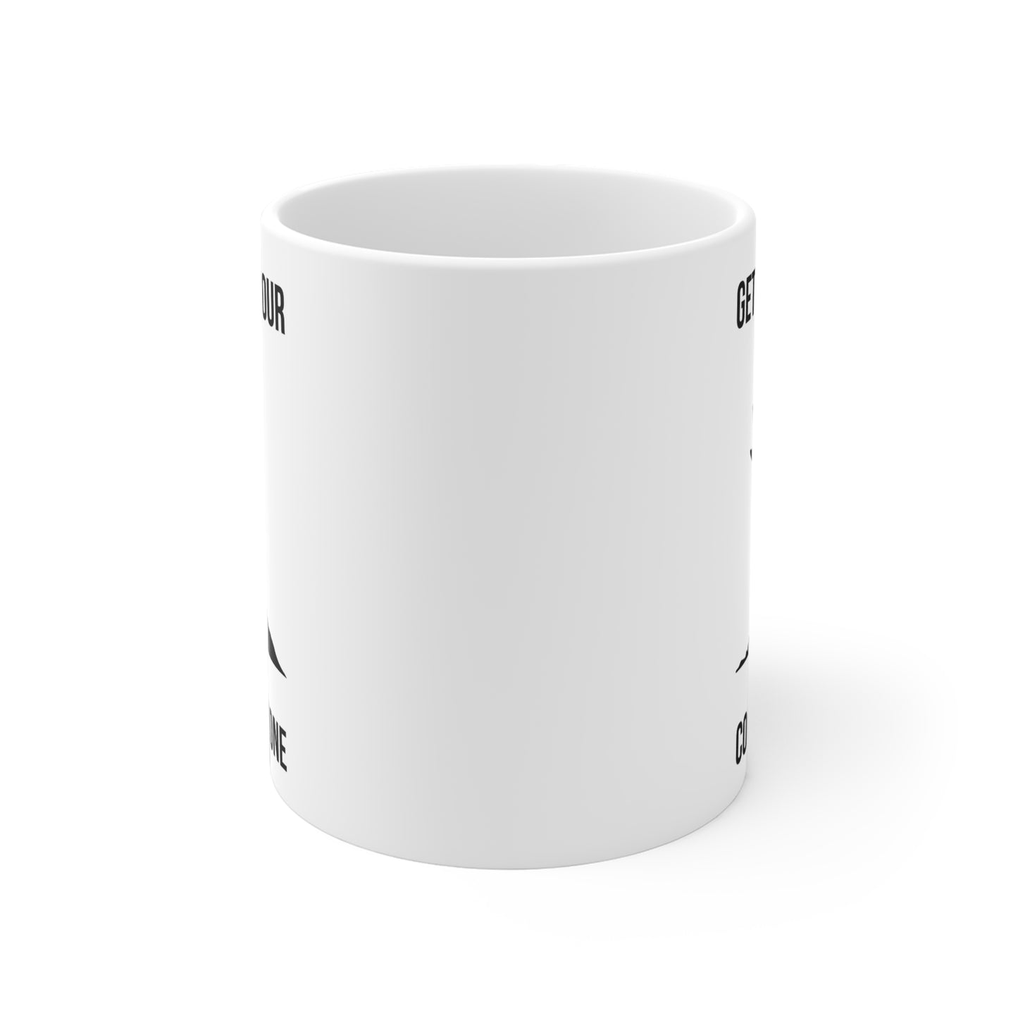 Get out of your comfort zone (1) - White Halloween Mug (CAD)