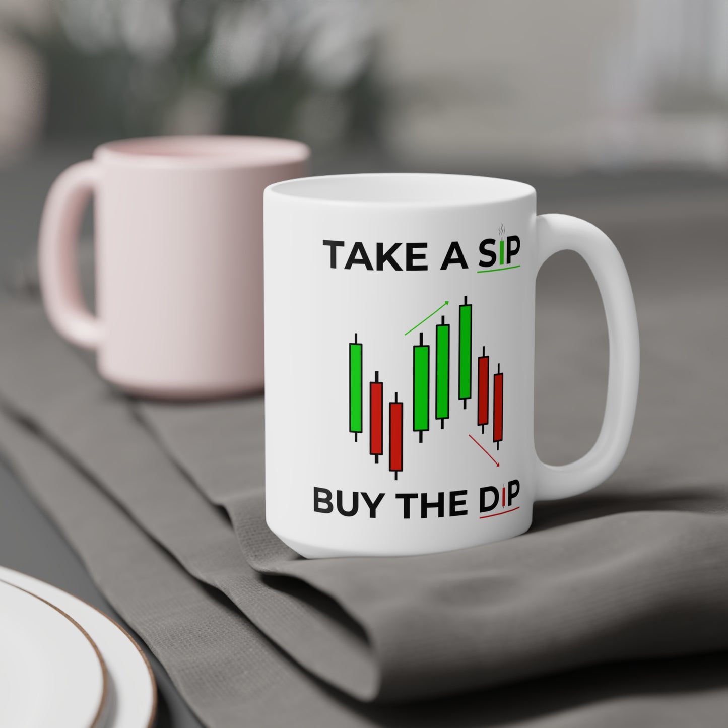 Buy The Dip (1) - White Trading Mug (CAD)