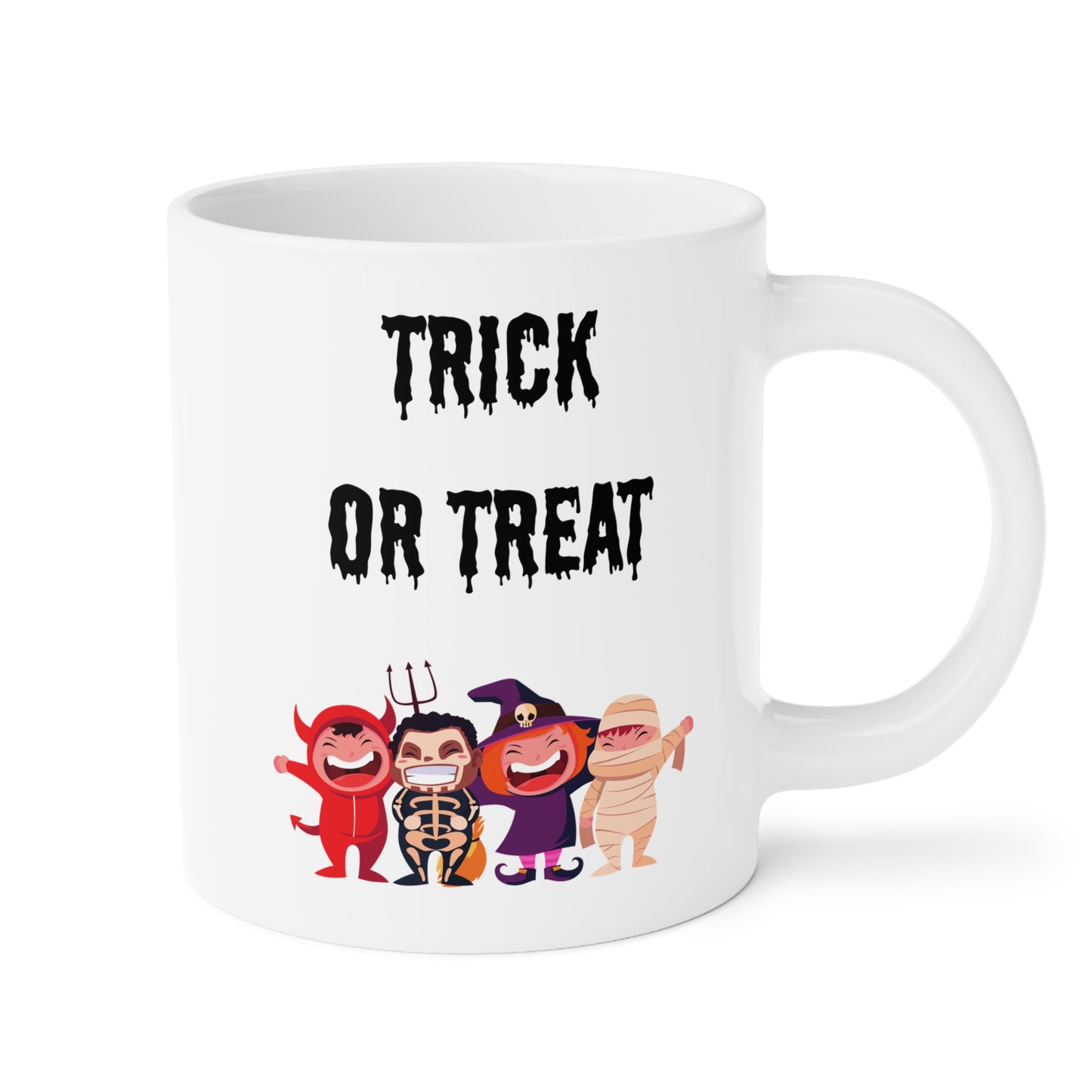 Trick or treat (1) - White Halloween Mug (CAD)