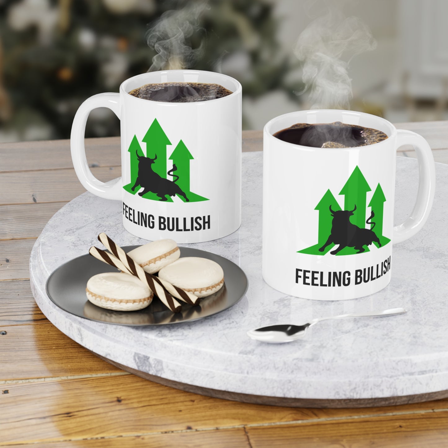 Feeling Bullish (2) - White Trading Mug (CAD)