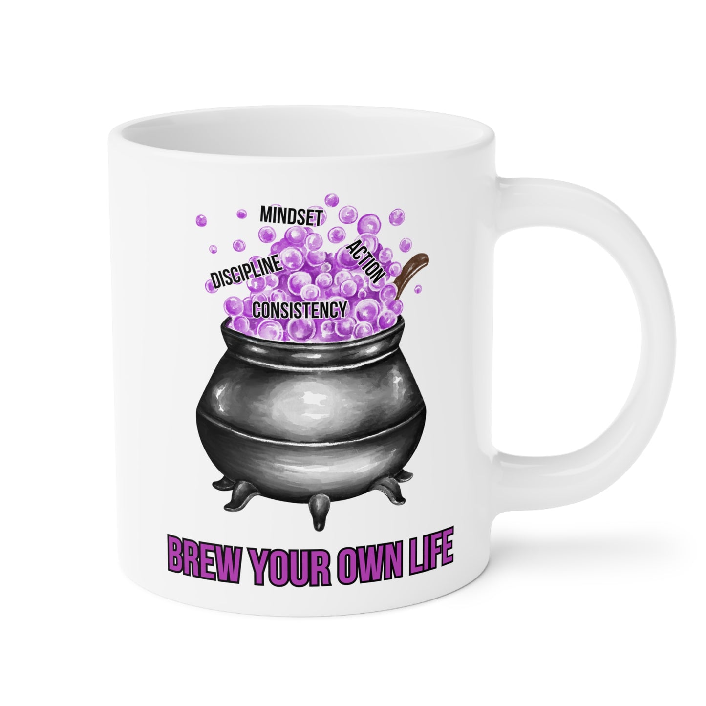 Brew your own life (1) - White Halloween Mug (CAD)