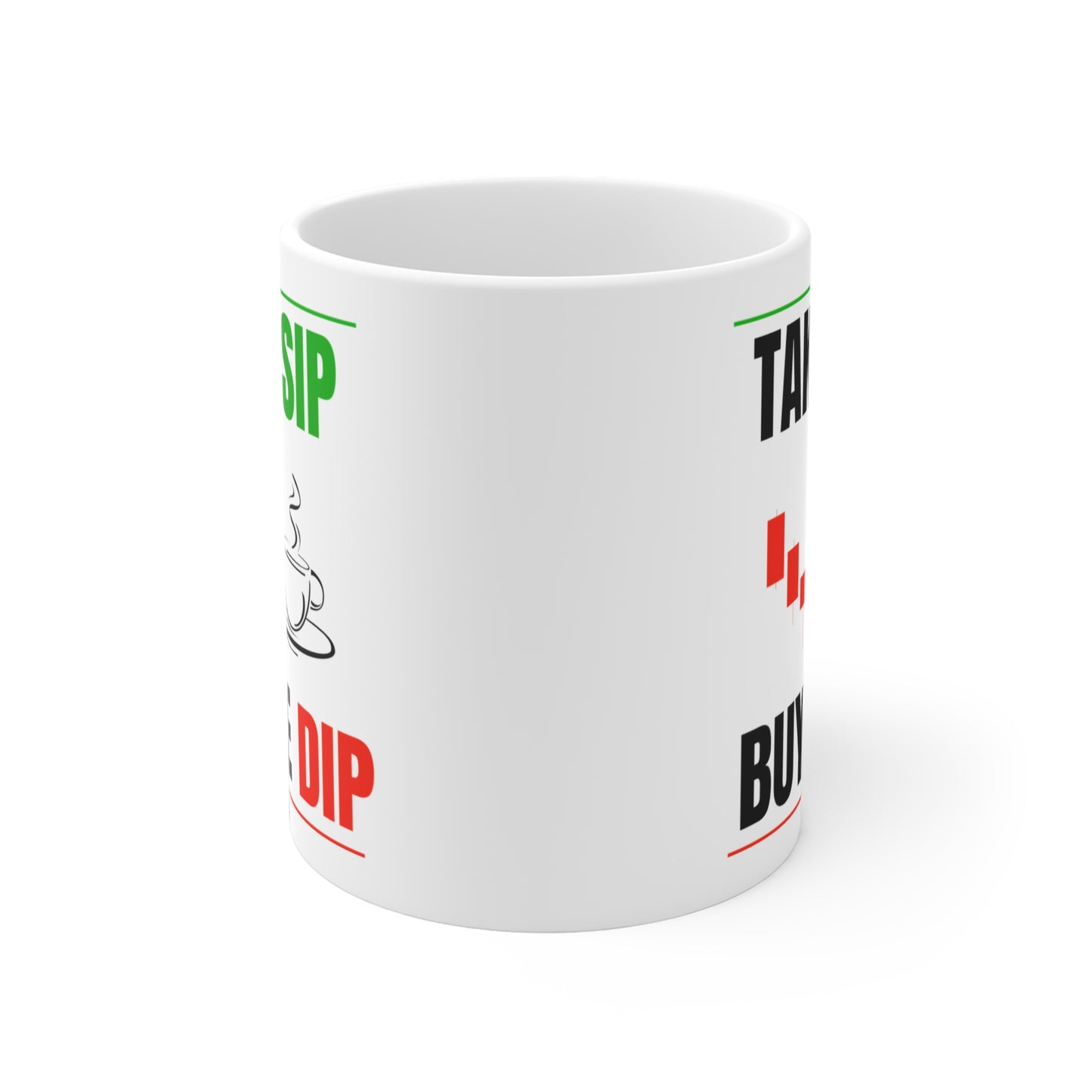 Buy The Dip - White Trading Mug (CAD)