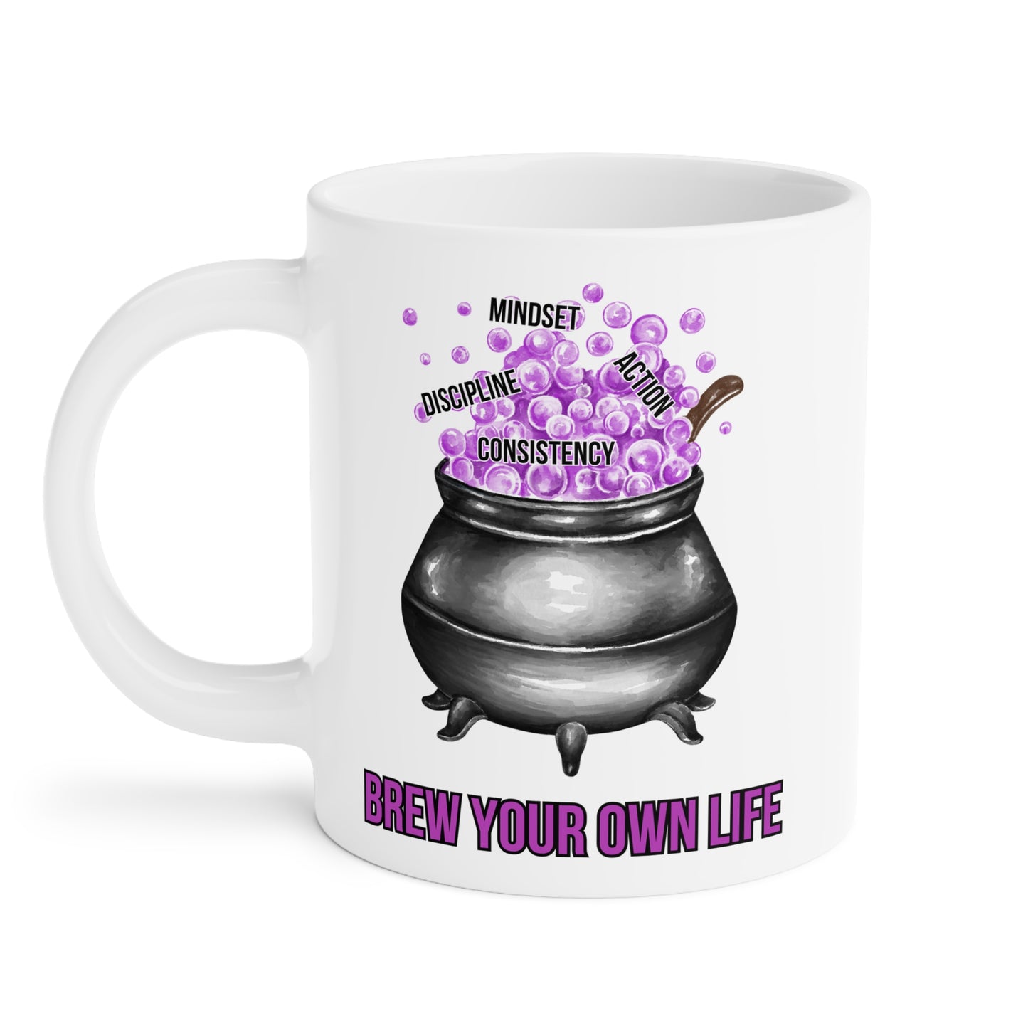 Brew your own life (1) - White Halloween Mug (CAD)