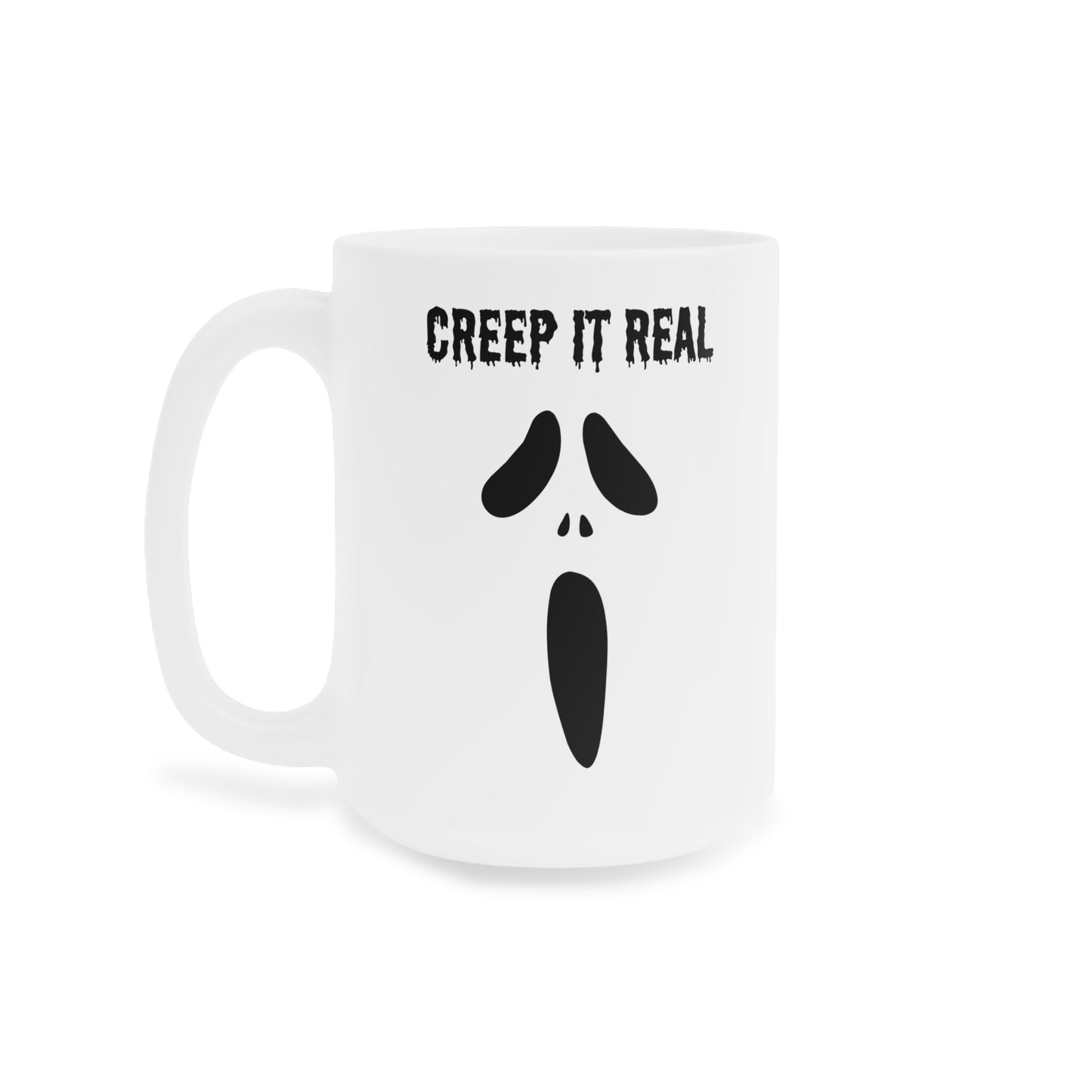 Creep it real (1) - White Halloween Mug (CAD)