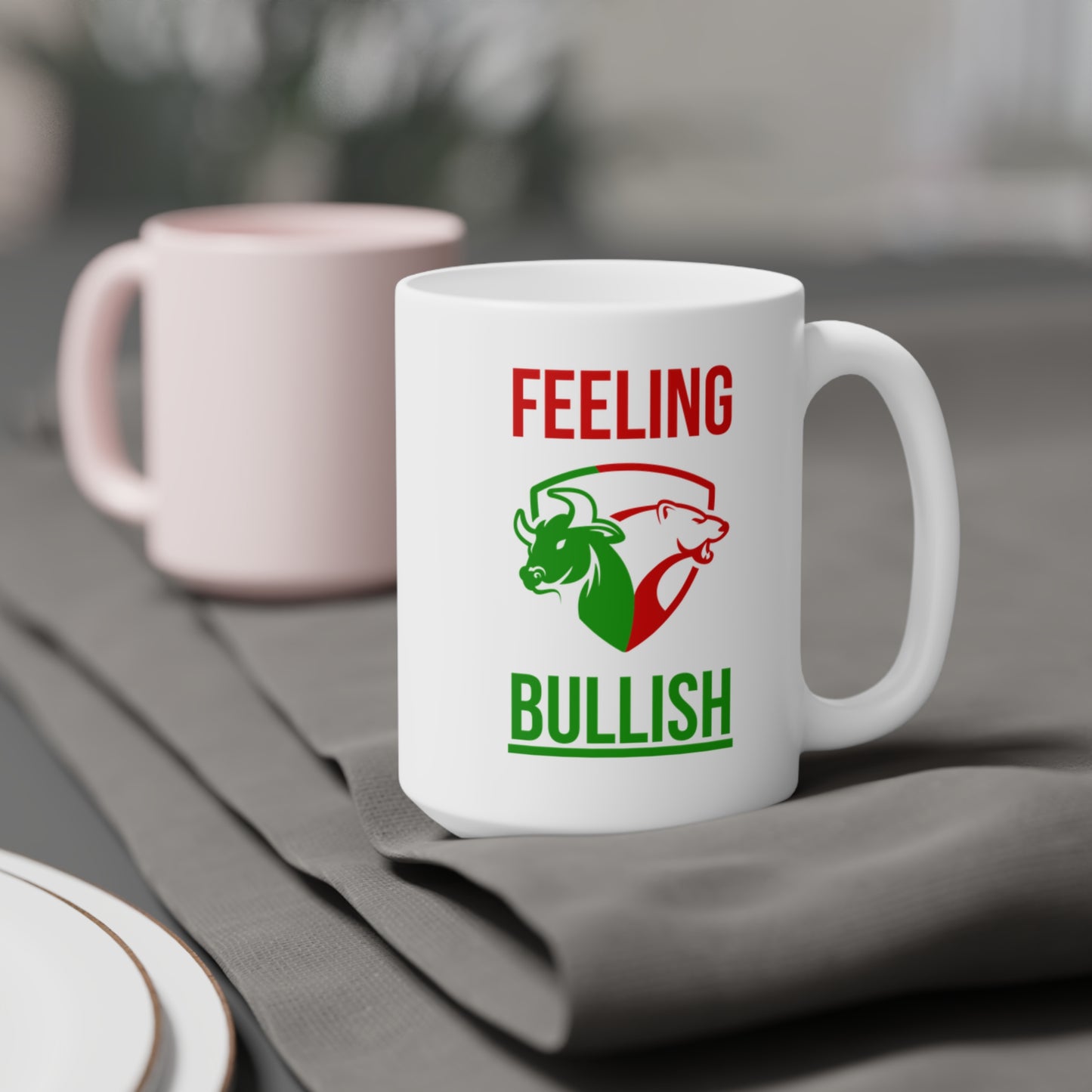 Feeling Bullish (3) - White Trading Mug (CAD)