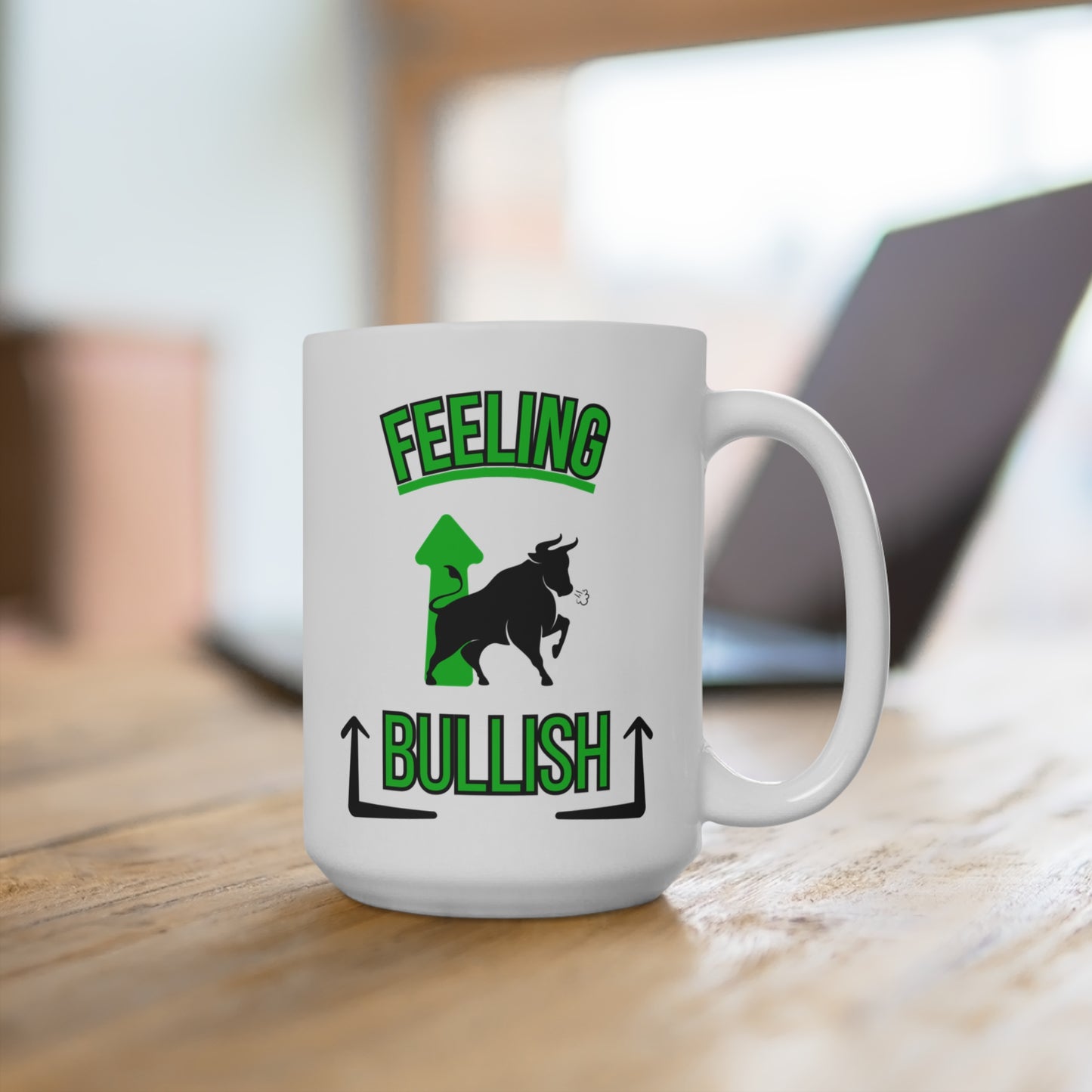Feeling Bullish (1) - White Trading Mug (CAD)